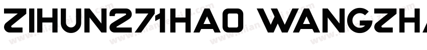 zihun271ha0 wangzhaoti字体转换